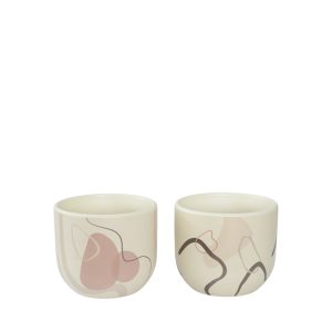 Sawyer Planter Pot 14x12cm - 2 Assorted Designs in PDQ Tray